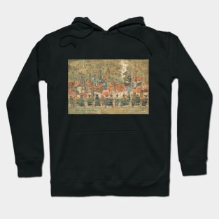 Central Park by Maurice Brazil Prendergast Hoodie